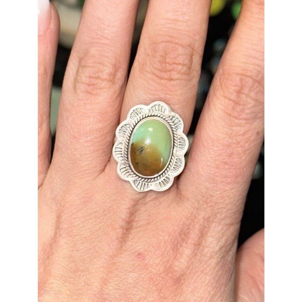 Brand New Sonoran Gold Turquoise .925 Sterling Silver Bypass Ring Size 8